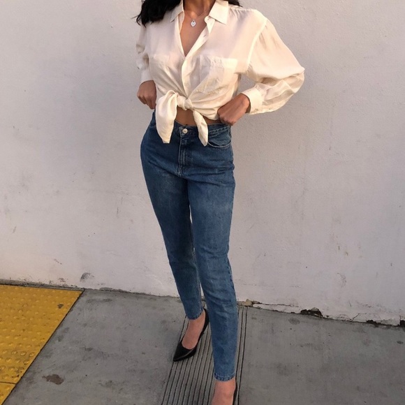 Vintage Jordache Ankle Zip Mom Jeans - Picture 7 of 7